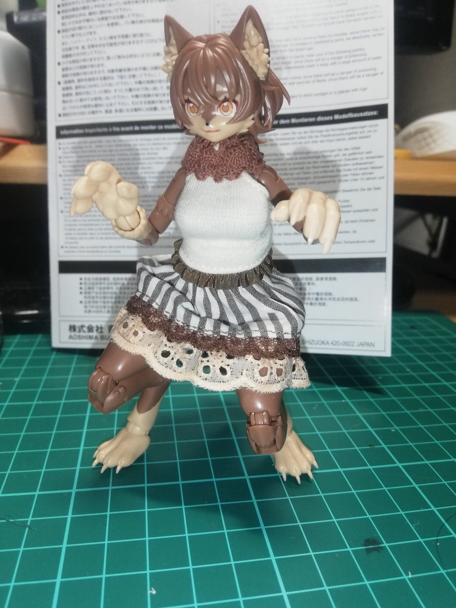 けもプラ、昔いのう商店さんで購入させて頂いた、ディーラーさんの布服