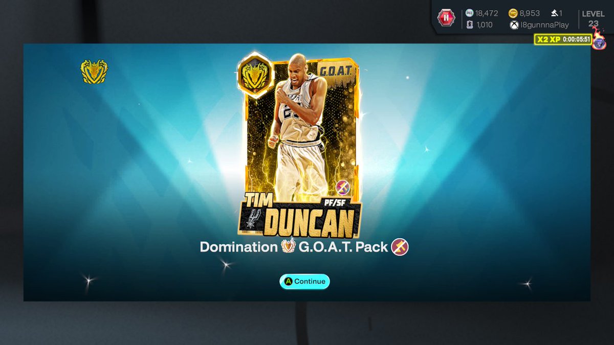 WillTor6's tweet photo. Just got goat Tim Duncan from domination https://t.co/4Rq7e5uszH