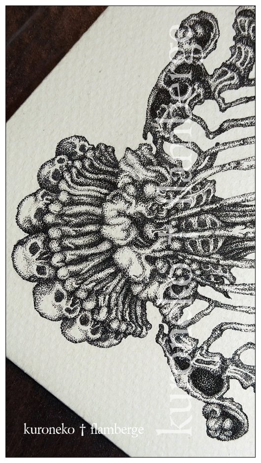 この点描画で多分丸ペン50〜60本使い潰してる。もっとかな?時間も膨大に費やしてるからコスパで考えたら至極悪いよね。 