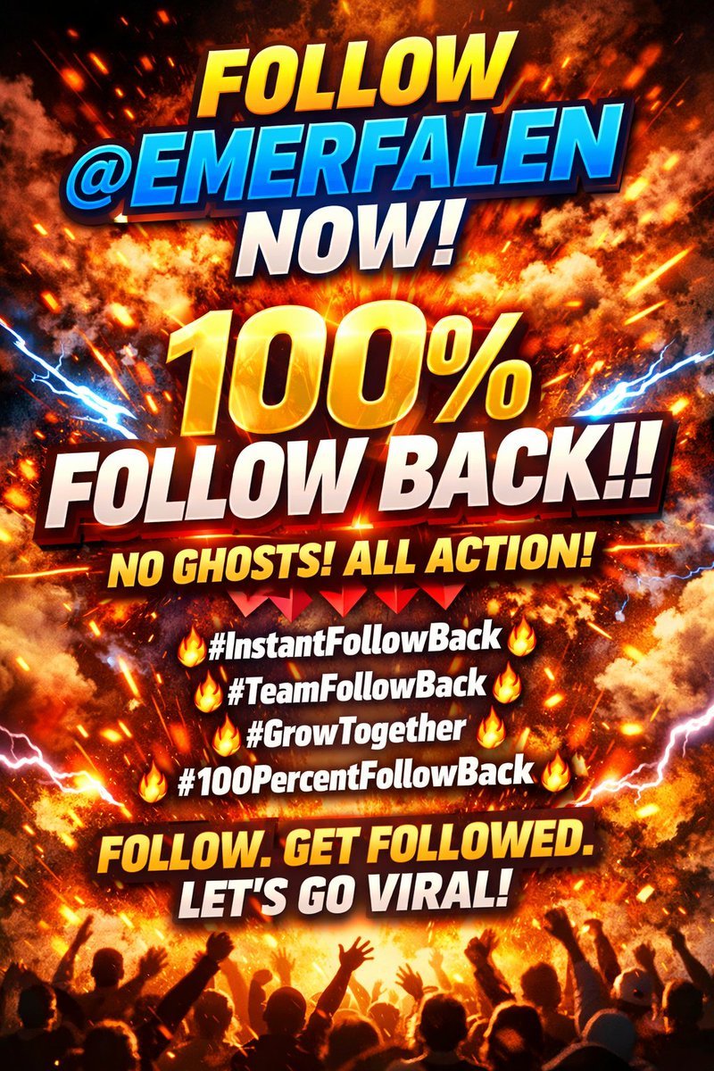 EMerfalen's tweet photo. Follow and gain @EMerfalen @sanatanihelp @Flowkeei @kdepater @Embassy_from_Q @Ernesto24381595 @TheAnuragRao @nftob83
#FollowGain
#GainTrain
#GainCommunity
#GainGroup
#GainSupport
#GainSquad
#FollowBoost
#BoostYourProfile
#ViralEnergy
#TrendingNow
#F4F #EMerfalen https://t.co/R3JwagGxsY