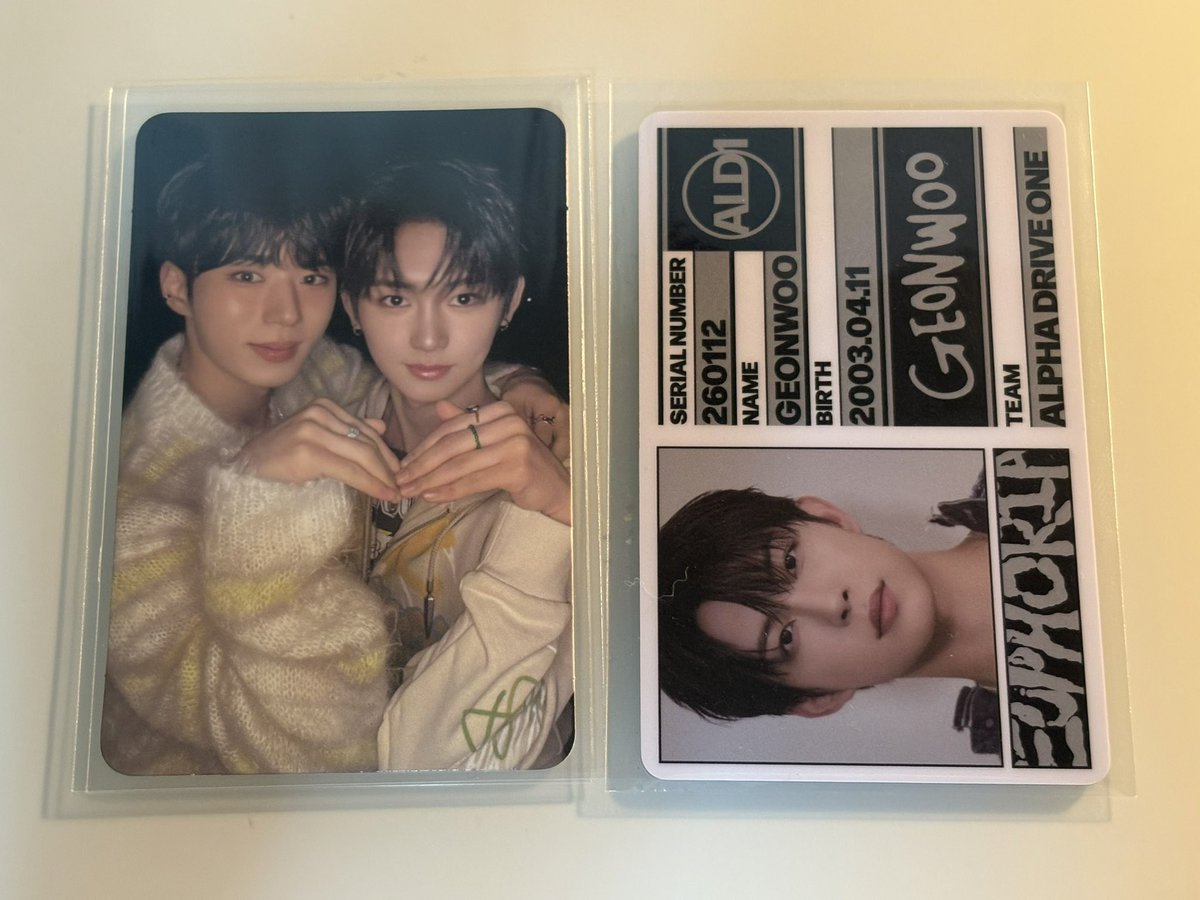 129118_a's tweet photo. ALPHA DRIVE ONE EUPHORIA 
ALD1 アルバム 交換 トレカ 

≪譲≫     シンロン　アルノ　ゴヌ　
　　　　ジュンソ＆アンシン
　　　　IDカード➡️ゴヌ　リオ

≪求≫     アンシン

同異種🉑
郵送での交換📮
全て一度検討いたしますので気軽にお声がけください♡ https://t.co/tnVxPLJV9H