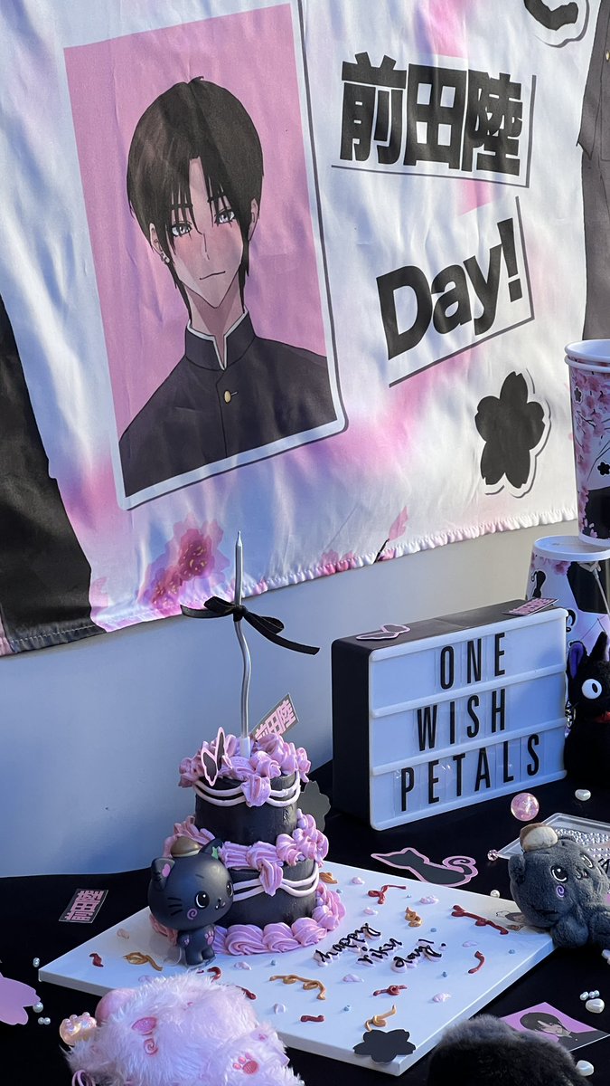 wewishchu's tweet photo. 𝐀 𝐓𝐡𝐨𝐮𝐬𝐚𝐧𝐝 𝐏𝐞𝐭𝐚𝐥𝐬, 𝐎𝐧𝐞 𝐖𝐢𝐬𝐡: 𝐑𝐢𝐤𝐮’𝐬 𝐃𝐚𝐲 🌸🐈‍⬛

Happy Riku Day!! 🎂✨

#애햄_리쿠생일이다냥
#夏の始まりはリクと共に
#AllForRikuDay

@OneWishPetals https://t.co/JoGkGHRmzs