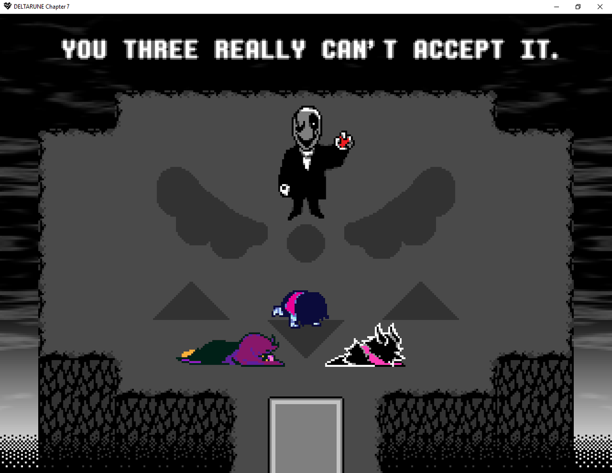 Medalaire's tweet photo. #DELTARUNE CHAPTER 7 SPOILERS
-
-
-
-
-
-
-
-
-
-
-
-
-
-
-
-
probably one of my favorite moments in the entire
game https://t.co/4MsSq8LfUl