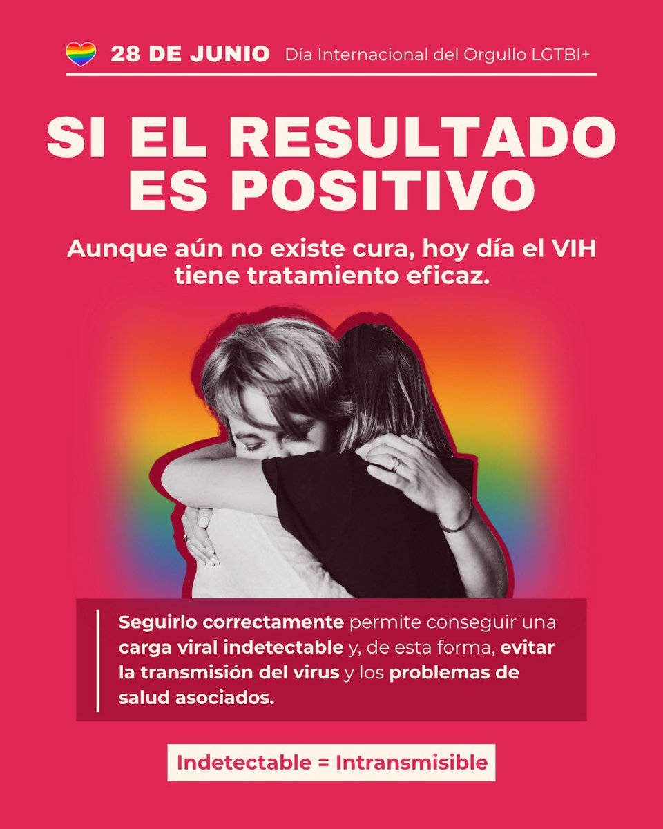 GeSIDA_SEIMC's tweet photo. 🏳️‍🌈 Para nosotros también es un orgullo poder contribuir a que muchas personas puedan vivir una salud sexual plena, sin estigma y con un asesoramiento riguroso. 

#DíaOrgulloLGTBI+ https://t.co/TEn34POWxT