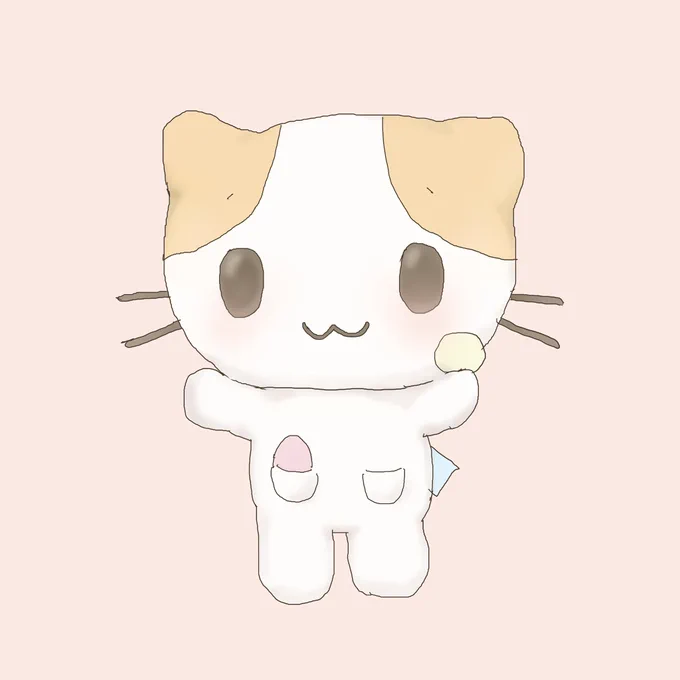 マシュマロみたいなふわふわにゃんこ