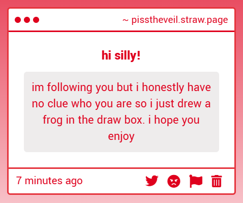 juniephernelia's tweet photo. hi i cant see it for some reason thank you though comment pls i wanna be ur friend i like frogs https://t.co/6E6oauglU1