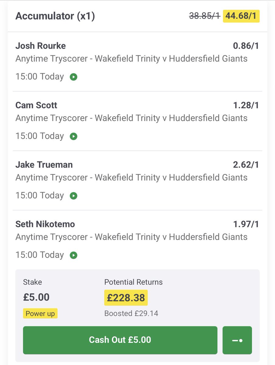rugbytipschamp's tweet photo. 3 bets for the Wakefield game after a terrible Saturday with 1 or 2 players letting bets down https://t.co/Q8oTmHGMr3
