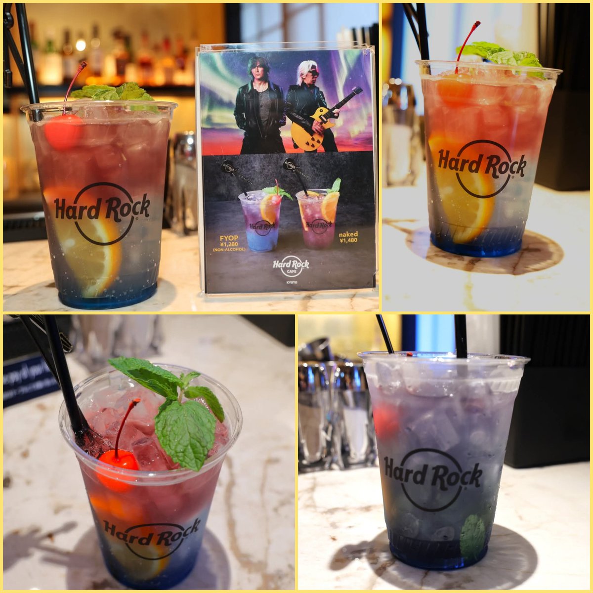 HRCpins's tweet photo. 昨日ハードロックカフェ京都にマイケル ジャクトン再降臨✨

18時から1日店長するってので顔出し😁

ユニバの時や前回の時のようなダンスショー的なのはなく😓
ジャクトン流の接客におもてなしをしてくれました🤩
観光客にも大人気でした😀

B’zのノンアルカクテルFYOP飲んだ😋
かき混ぜたら紫に😅 https://t.co/eoZ5yqucwt