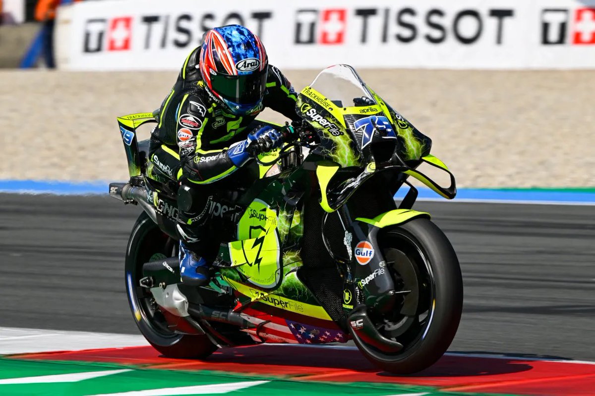 PutiMotor's tweet photo. 2026年MotoGP第10戦オランダGP MotoGPクラスの決勝レースがTT・サーキット・アッセンで行われ、小椋藍（スーパーファイル・トラックハウスMotoGPチーム）が待望の最高峰クラス初優勝🏆

日本人が22年ぶりに優勝掴む快挙達成🇯🇵

https://t.co/Clmr0AZA69 https://t.co/M7LY8tssCd