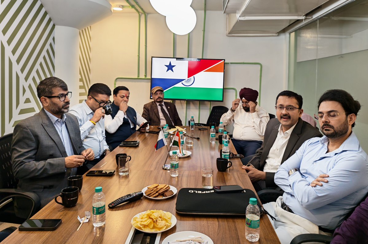 RtnManpreet's tweet photo. ICIB invited Ambassador of Panama to India is H.E. Mr. Alonso Correa Miguel for the India Panama Business Round table in New Delhi. 

@MEAIndia @ICIBIndia @IndiainPanama https://t.co/ELDKZBf50K