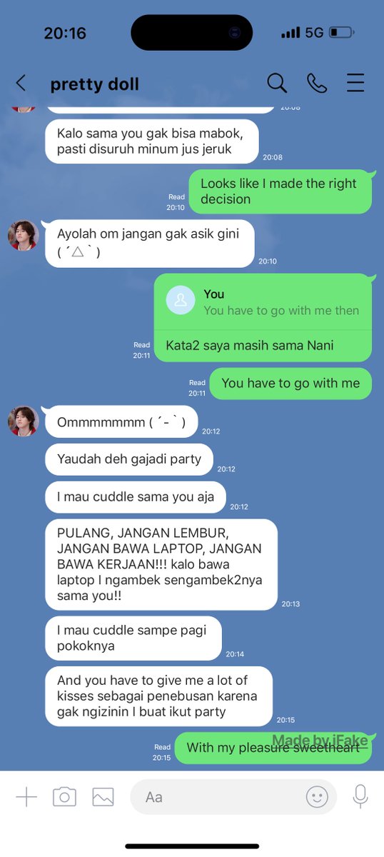 mkmnsknn's tweet photo. — skynani one tweet au

cw // age gap (sky older than nani) , mention of kiss , drunk , broken english https://t.co/e0bMBsvuot