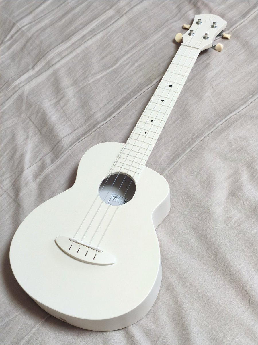 corgiketsu3's tweet photo. ウクレレ買った

aNueNue LYRA LFG-WG
グラスファイバー、人工素材の一体成型でできた耐久性に優れたウクレレ❗️
公式PVだと水にジャブジャブにつけてたりする🎸💦

音めっちゃ硬い😂
木でできたコンコンって音じゃなくて、カンカンって金属質な音がする https://t.co/1rs6sEzpoO