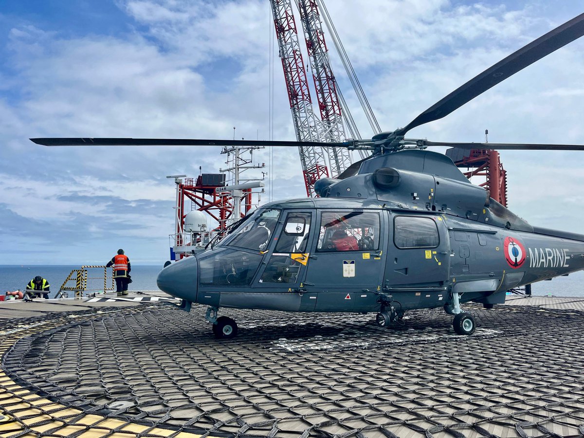 Image de Préfecture maritime Manche et mer du Nord - #Opération d'évacuation sanitaire d'un marin malade au large de Dieppe (76) à bord d'un navire du pa