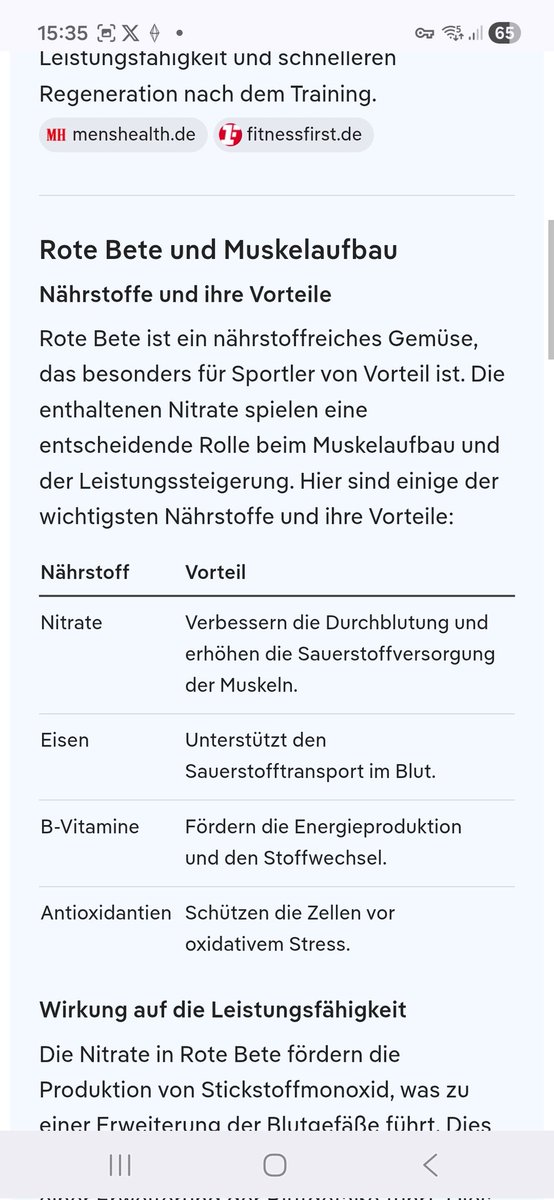 Butterflyn2an's tweet photo. @TheExiledMedic Das mit der roten Bete funktioniert und kostet keine 2 Euro!🤣
Am besten täglich und 1 Stunde vorm Sport!😅 https://t.co/O31kNU9FT1