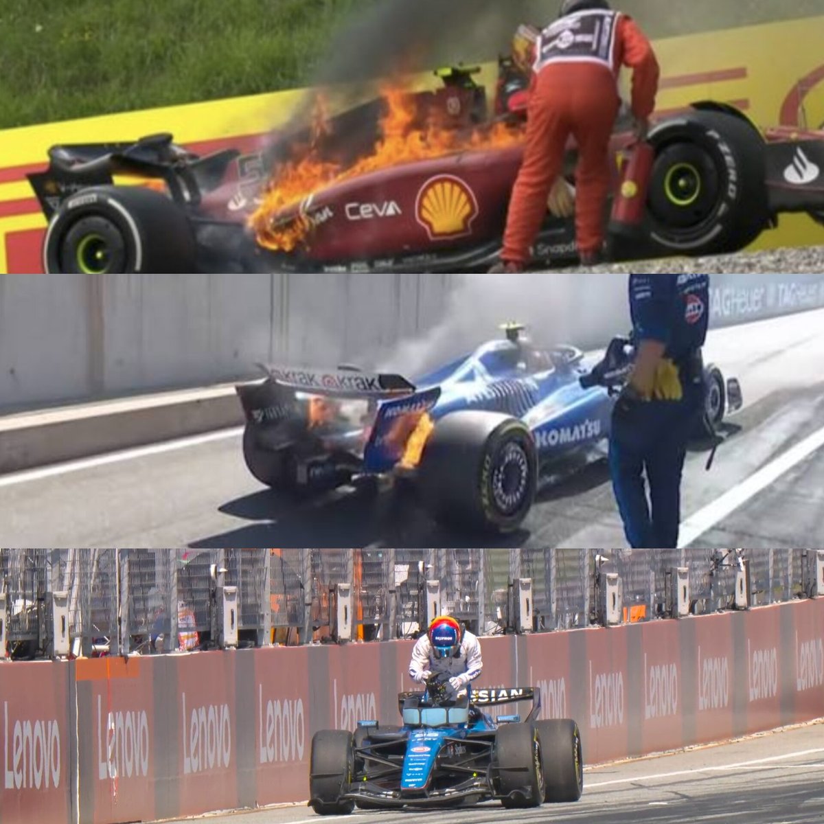 teamfifty5's tweet photo. Why does Carlos Sainz even bother showing up to Austria? https://t.co/3Lhd5b2m8G