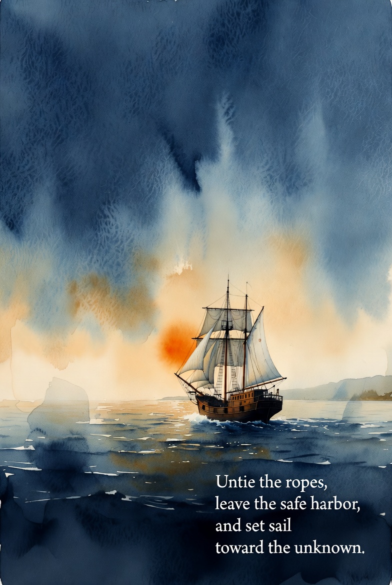 PositiveV247's tweet photo. Untie the ropes,
leave the safe harbor,
and set sail toward the unknown.

The moment you step away from familiar ground
and head where the waves and wind call you,
your real life truly begins.

#SetSail #LeaveTheHarbor #JourneyBegins https://t.co/4ePgsejIzn