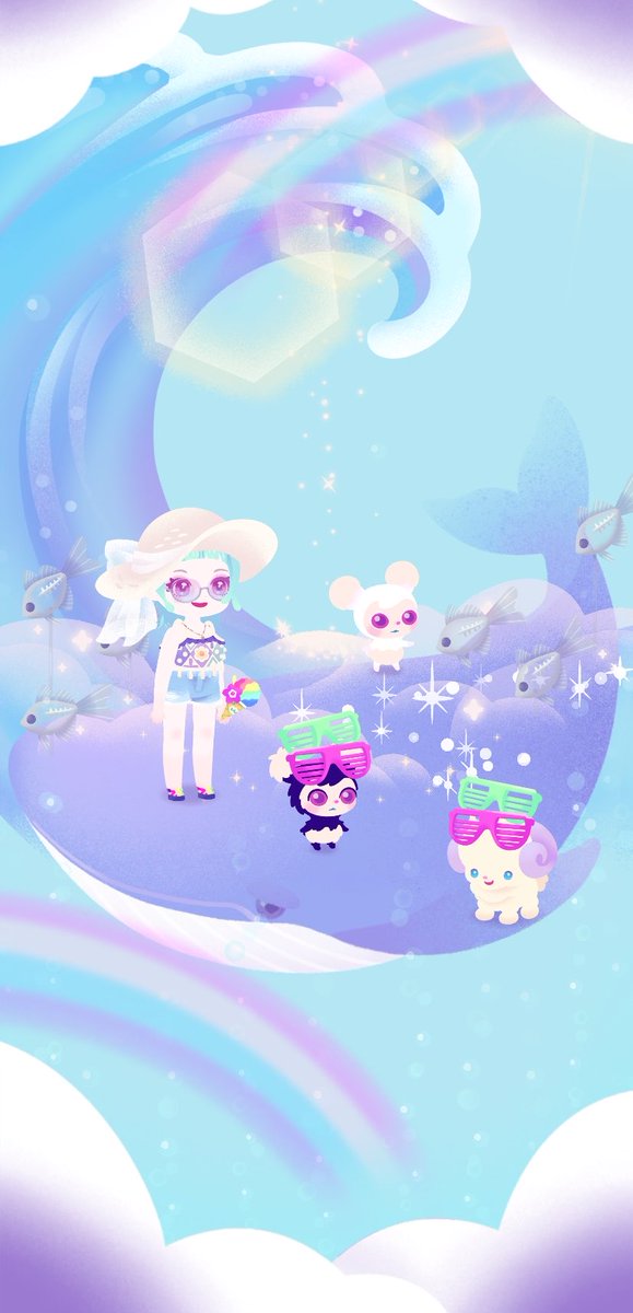 Ararerare_____'s tweet photo. @newLivlyIsland #リヴリー　#エンセイピア
青い海ーー！🌊✨ https://t.co/PydGkaJ37w