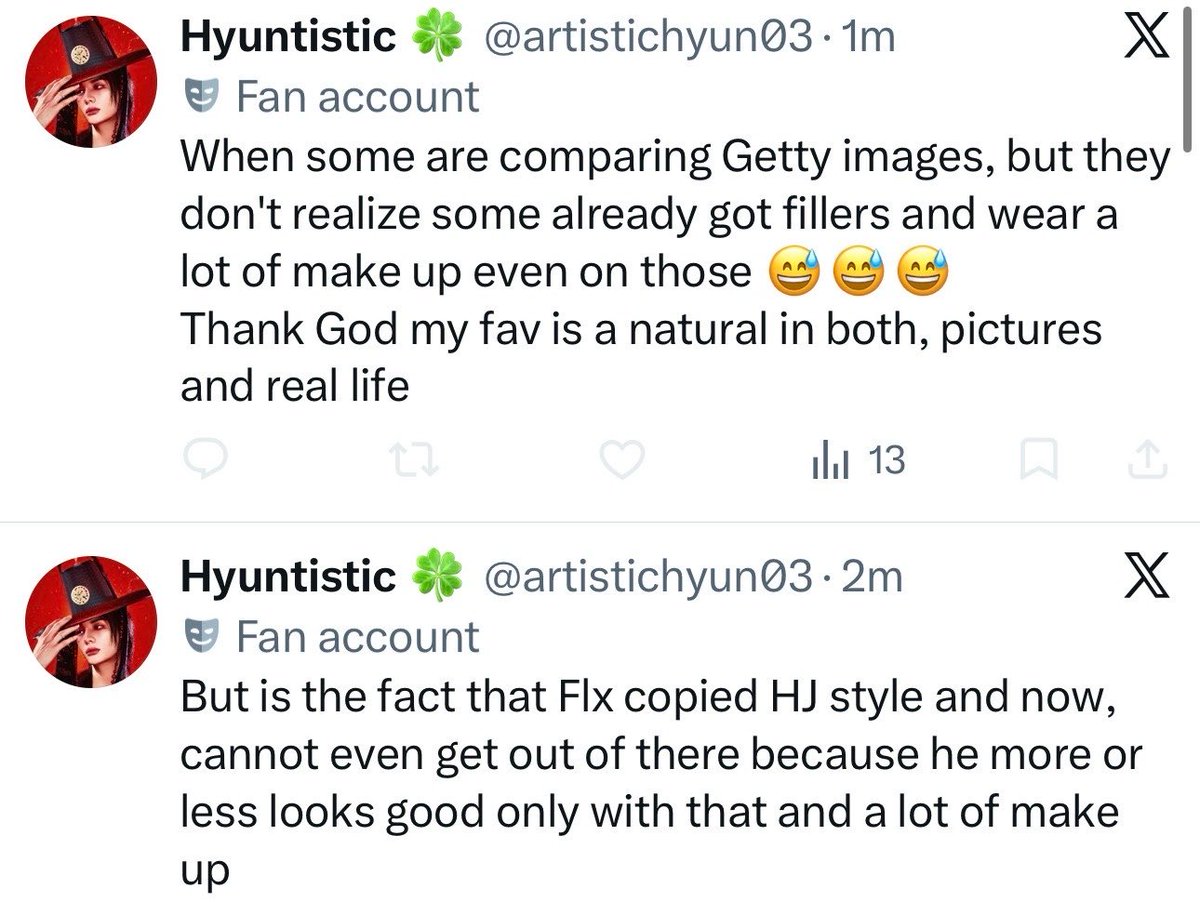 kittydrigo's tweet photo. That hyunrat sub-fandom is crashing out so hard over Felix’s impact and how viral he’s been these past few days. Watching their meltdowns and cries is music to my ears 🤣🤣🤣 https://t.co/MLQUCIRMOO