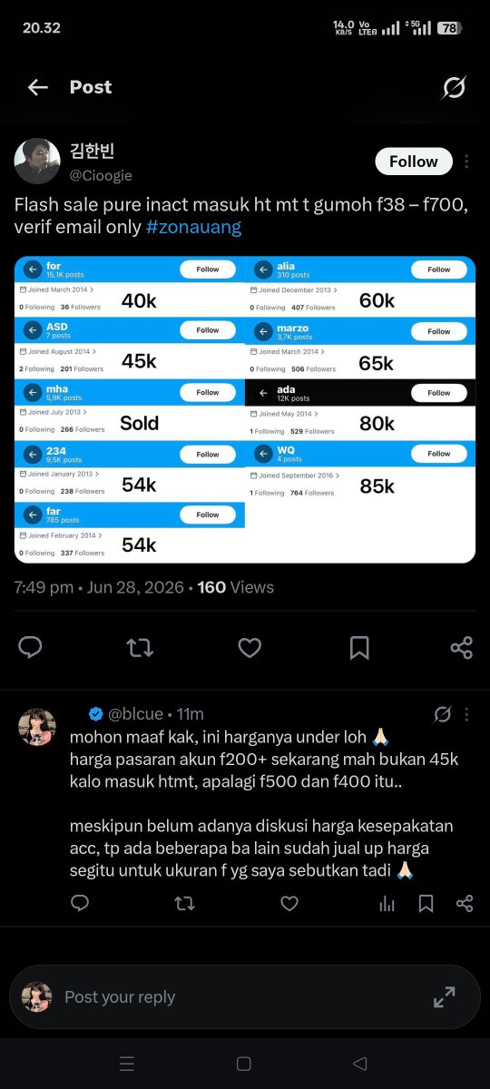 blcue's tweet photo. inilah yg bikin males negur" ba under tuh. mau itu negur di dm, mau itu negur di tl, sama aja kena block jg 😹 mending mah emg paling bener langsung rnb ba yg jualan pake harga under aja https://t.co/4TDvtq6mGE
