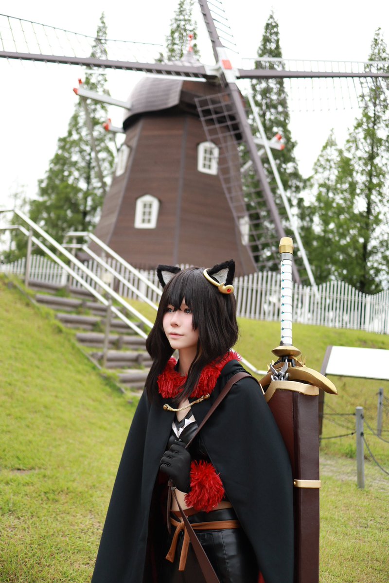 ki_o_529's tweet photo. 久しぶりのコスイベで、転生したら剣でした フラン黒猫衣装やってきた

  #ラブスピデンパーク #転生したら剣でした  #コスプレ https://t.co/3P5UZroFnl