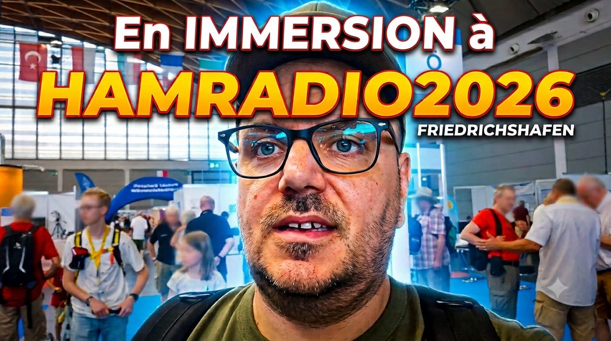 F4IZC's tweet photo. Retour en video sur ma visite de #hamradio2026 à #friedrichshafen ! Encore merci à tous les copains. 73 à tous. https://t.co/65zLDobSZv https://t.co/eailR8lh0b