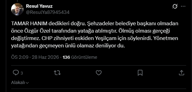 muradinevi's tweet photo. @ResulYa87945434
denen şahıs Rahmetli olmuş Şehzadeler Belediye Bşk. Gülşah Durbay hakkında iftiralar atmaktadır Umarım Gerekli Şikayetler yapılır.

@manisabsb
@eczozgurozel
@besimecz
@nevsinmengu
@adalet_bakanlik
@OzlemGurses
@eceuner12
@purplebixi
Cem Küçük Cumhurbaşkanımıza https://t.co/BOqmBscZWo