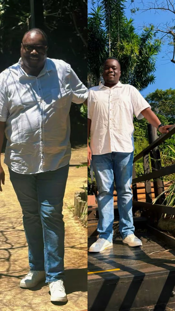 Chefshivambu's tweet photo. At the beginning of this year, I weighed 125kg. Today, I’m proud to say I’m down to 105kg , that’s 20kg lost through consistency, discipline, and refusing to give up on myself.

More to come.

#WeightLossJourney #Transformation #FitnessMotivation #HealthyLifestyle #Progress https://t.co/kD4aYAEndu