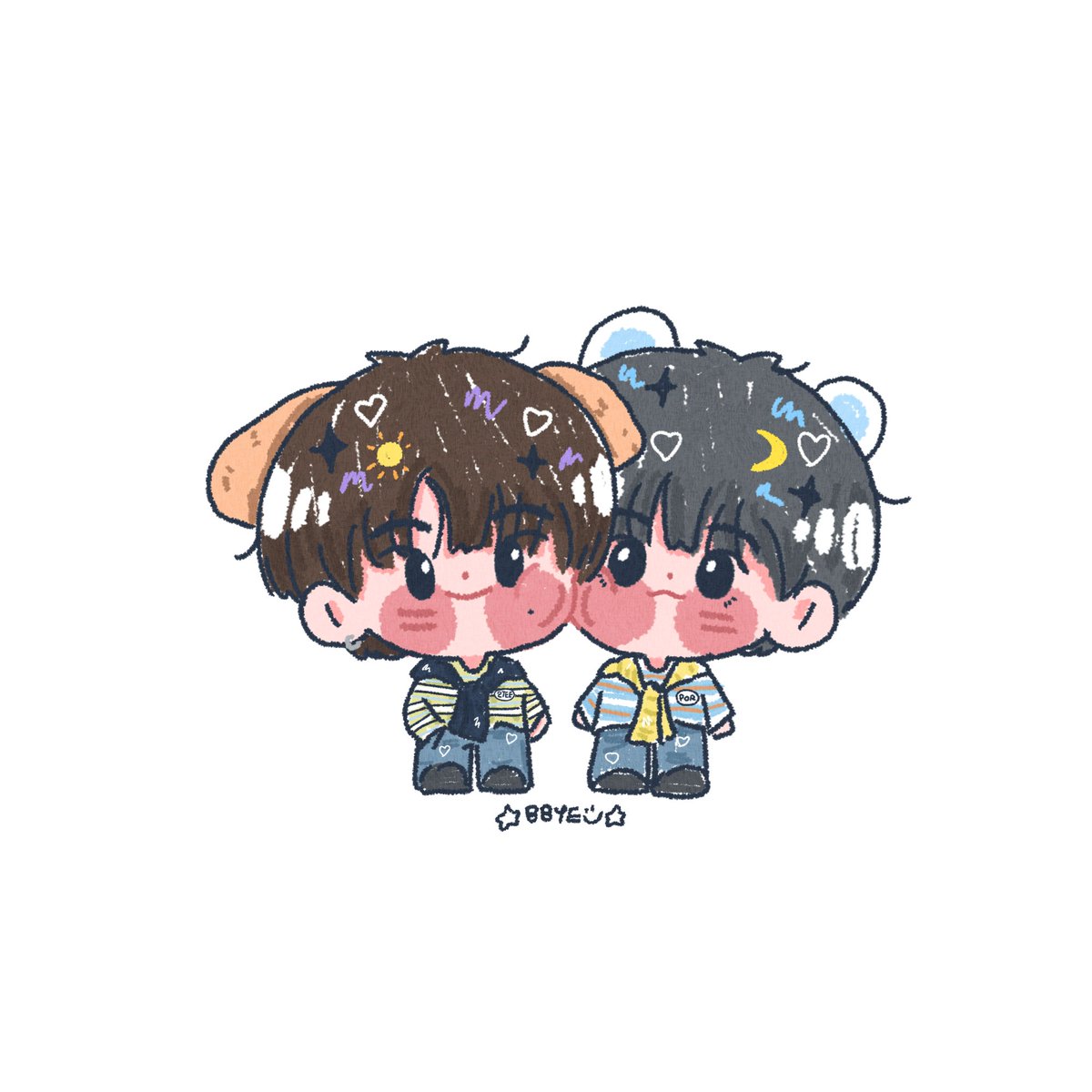 bbyedec's tweet photo. ชุดคู่แบบน่ารักกกก 🐶🐻‍❄️

#twnpich #porsuppakarn #TeeTeePor https://t.co/t1nWKjUHCZ