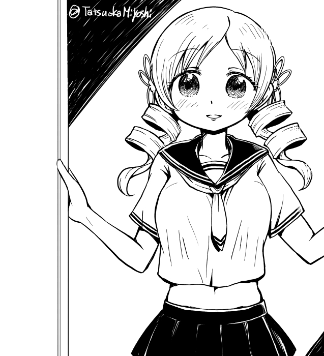 TatsuokaMiyoshi's tweet photo. #MamiTomoe There’s nothing strange about her in a sailor suit—I mean, she’s 15, so it’s completely fine! But... something about it feels... uh... actually, never mind, you get it. 😅 #SailorSuit Repost https://t.co/v9X5tro1Fa