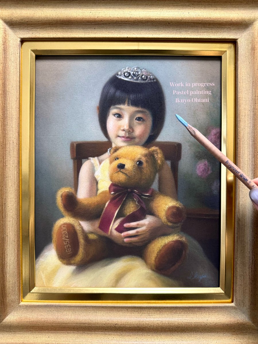 大谷郁代、Beautiful　Day、希少な画集より、新品高級額・額装付 大谷郁代 Ikuyo OHTANI (@IkuyoOhtani) / Posts / X