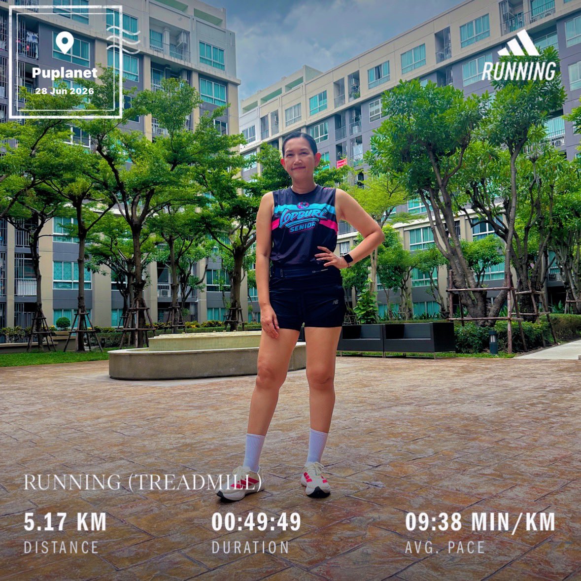 puplanet's tweet photo. วิ่งในยิมไม่ต้องหนีฝน 5.17 กม. 😆#วิ่งแบบพี่ปู #Puplanet #RockNRun #DKRN https://t.co/0M3cs5rjW8