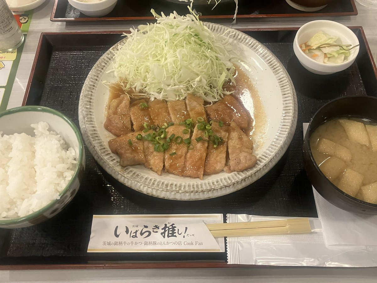 mitoham1101's tweet photo. とんかつ屋さんで食べるしょうが焼きは美味いぞ https://t.co/GqiGEVll1T