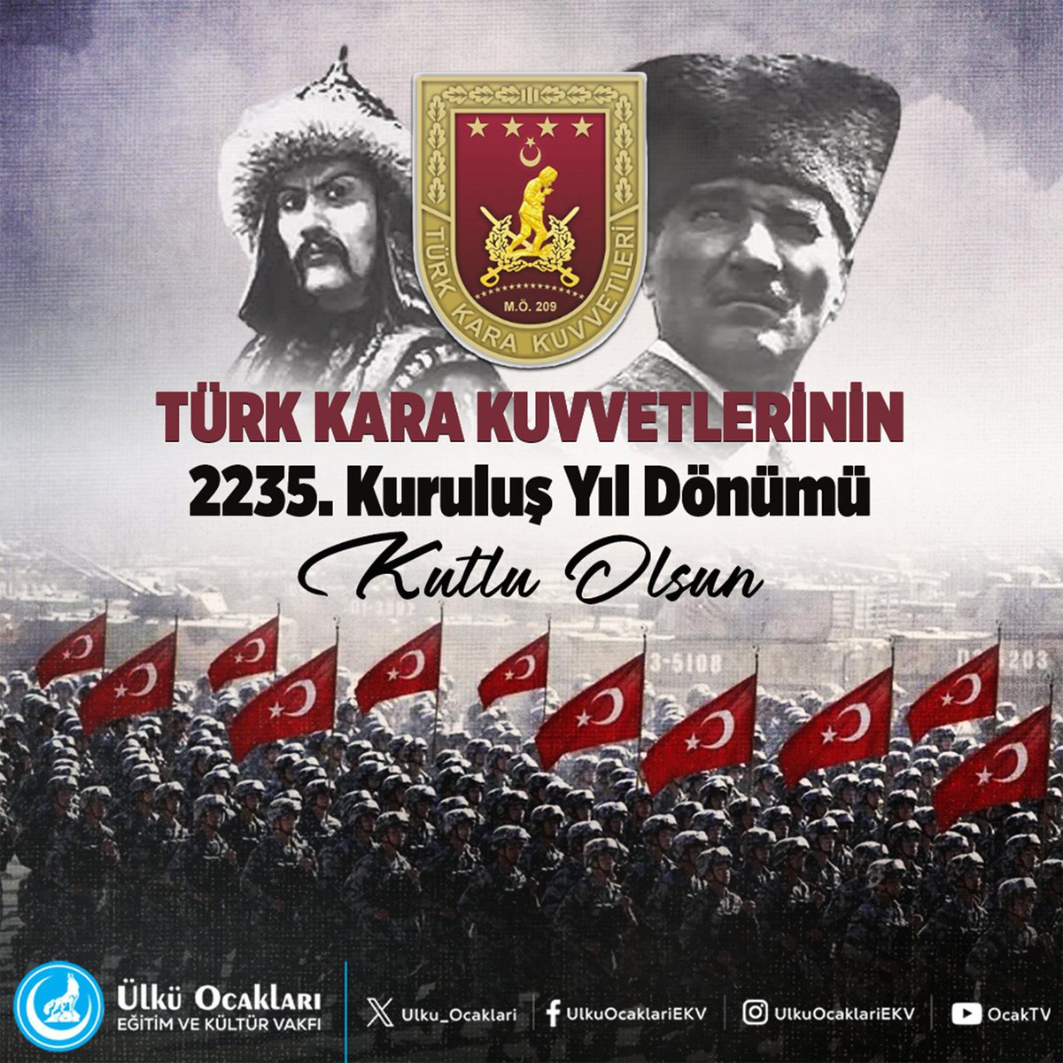 35karsiyakaocak's tweet photo. Kahraman Türk Kara Kuvvetlerimizin Kuruluşunun 2235. Yılı Kutlu Olsun.

@ayyildirim1 
@burakkilictc 
@Emrhdnmz35 https://t.co/hPGqh0EZTD