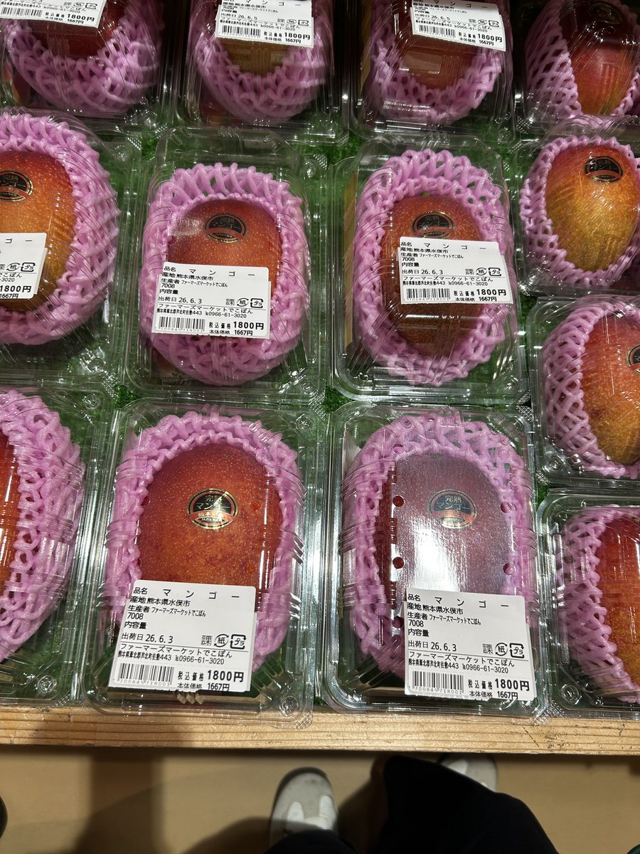 atteroids's tweet photo. ketika km pecinta buah, tp tinggal di jepang😭 mangga sebiji hampir 200k https://t.co/VwEzUwRIJg