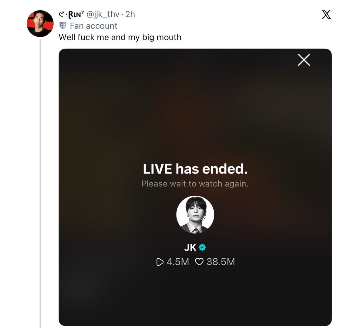 jjk_thv's tweet photo. LMFAO TURNS OUT I WAS FUCKING RIGHT ??!!!!! https://t.co/a2UYrca0Ez