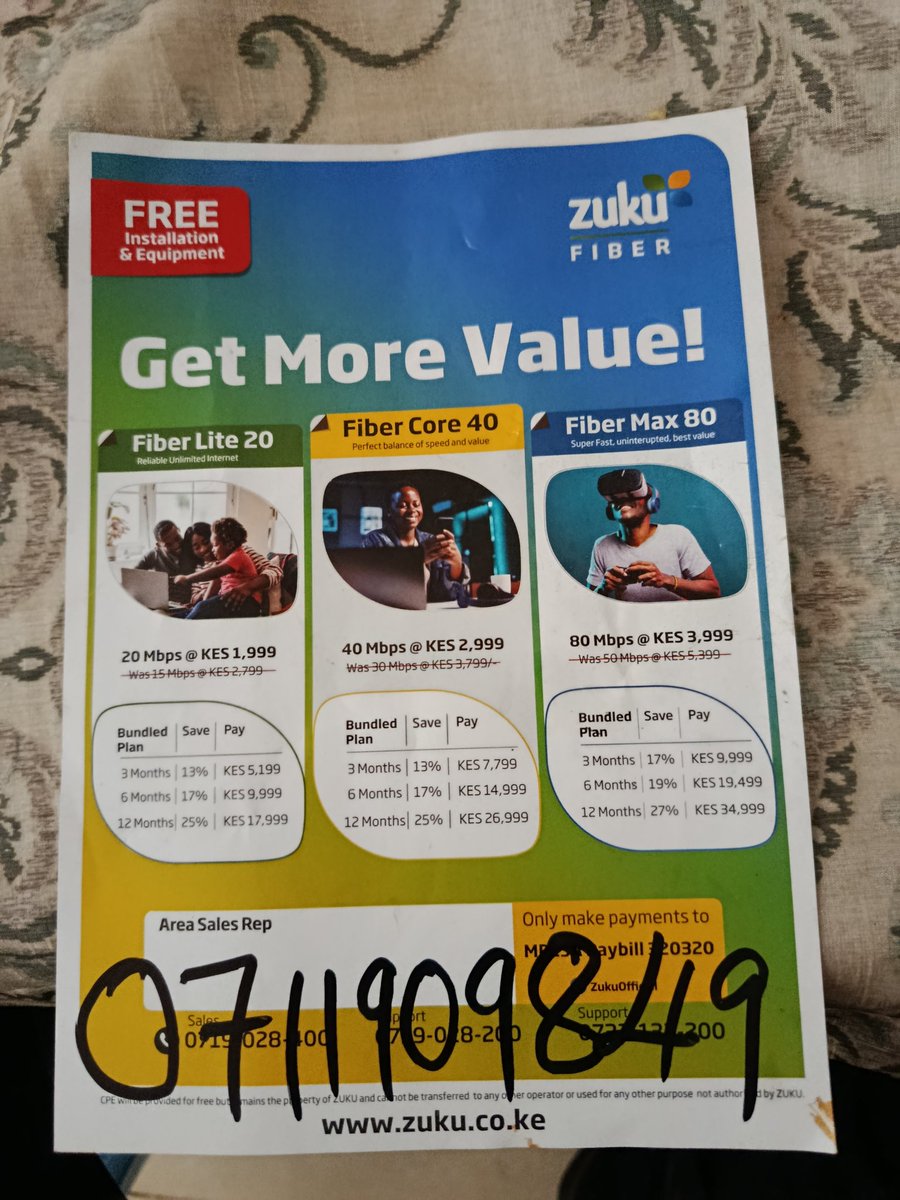 robertmworia's tweet photo. @ZukuOfficial Tell me why the new subscribers get the same service for less? Same place, same service but more expensive for the existing customers than the new ones? https://t.co/jaInIdboPd