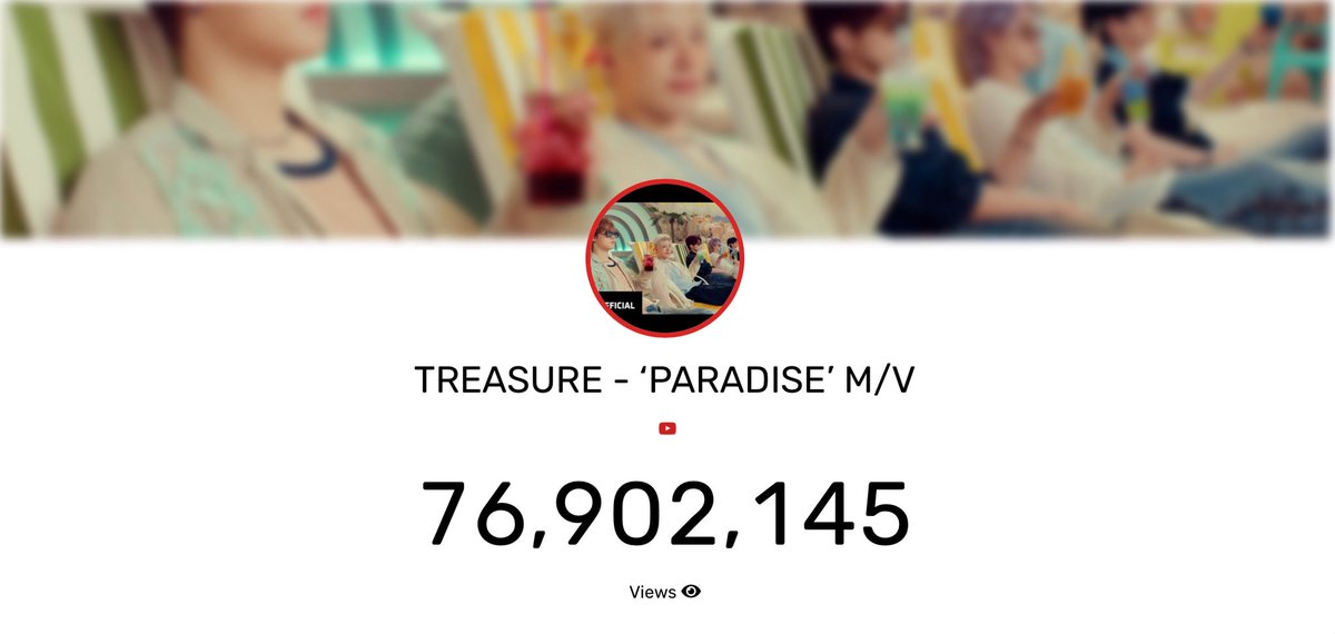 fortsview's tweet photo. [📢] please retweet &amp; stream 

ตอนนี้ PARADISE ใกล้จะ 77M แล้วค่ะ ฝากทึเมเข้าไปฟังกันด้วยนะคะ
🔗: https://t.co/vdNgMbHl3X…

트레저 #TREASURE #트레저
@treasuremembers https://t.co/06Z4PaJfiS