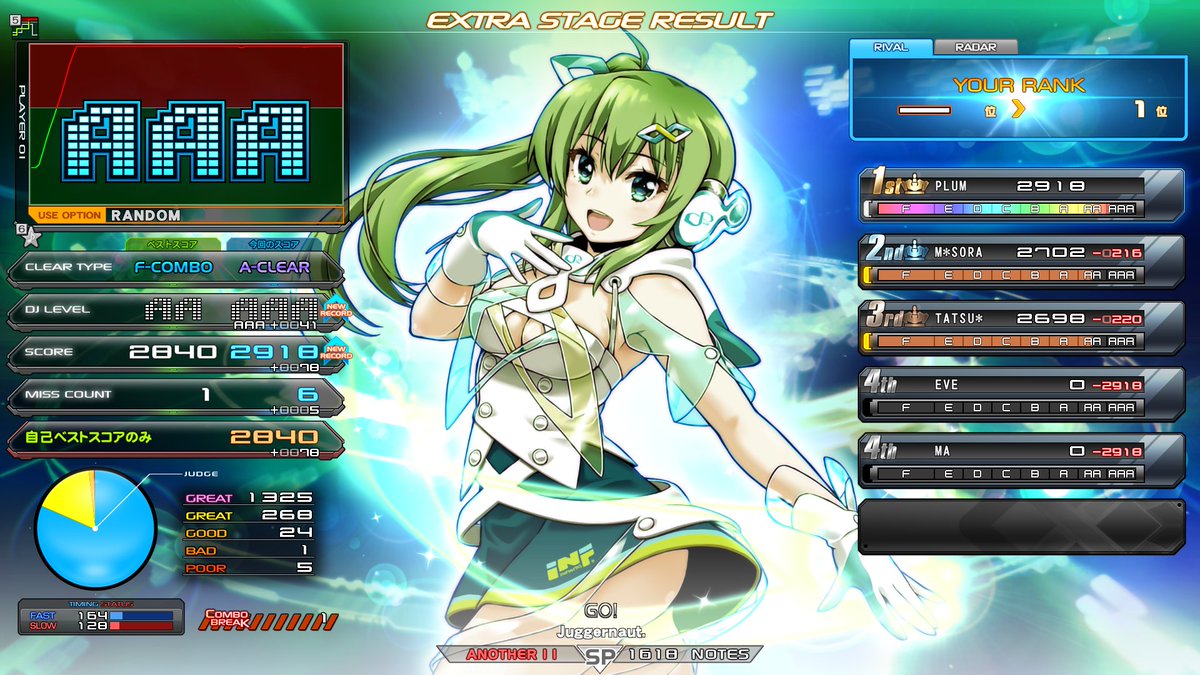 plum_812's tweet photo. GO!とかいう曲、わくてつ灰と同じくらいスコア難だった。。 20回くらい粘着したわ https://t.co/srIy4c8gMx