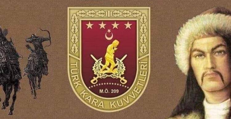 BoyunagaSeckin's tweet photo. Türk Kara Kuvvetlerimizin kurucusu, Atamız Büyük Hun Hakanı Mete Han bugün tahta çıkmıştır.
M.Ö. 209
Kara Kuvvetlerimizin 2235. kuruluş yıl dönümü kutlu olsun!
@kkktsktr @TSKGnkur
#metehan https://t.co/0LgWjffAVy