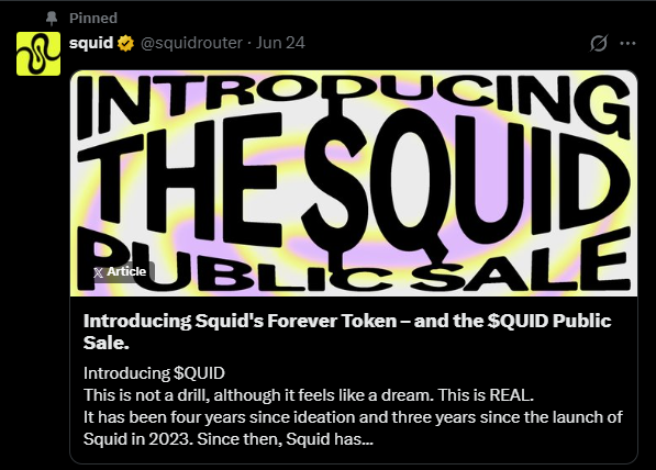Picolas_Caged's tweet photo. So @squidrouter aren't doing an airdrop - they're offering users a 'priority allocation'

If protocols can't even give a measly 3 or 5% of their supply to users then what are we even doing here?

'You just want free tokens'

Firstly, yes ofc I do, I like money, shall we move on.

Outside of the obvious that's actually not that important - do people realise how totally and completely niche crypto really is?

The absolutely massive majority of people don't give a single fuck about crypto, out of the small cohort who do, very very few are onchain and within that smaller cohort are those who bridge regularly.

If you have any expectation of keeping that tiny pool of people, rewarding them with 5% of something whilst keeping 95% for yourself seems like an egregiously obvious thing to do.

If it wasn't obvious already, yes, you do need to incentivise people to be here - crypto is not exactly thriving. Look at the last cylce outside of BTC + outliers. We barely reached ATH's.

Teams need to wake up lol

(also that graphic is gross)