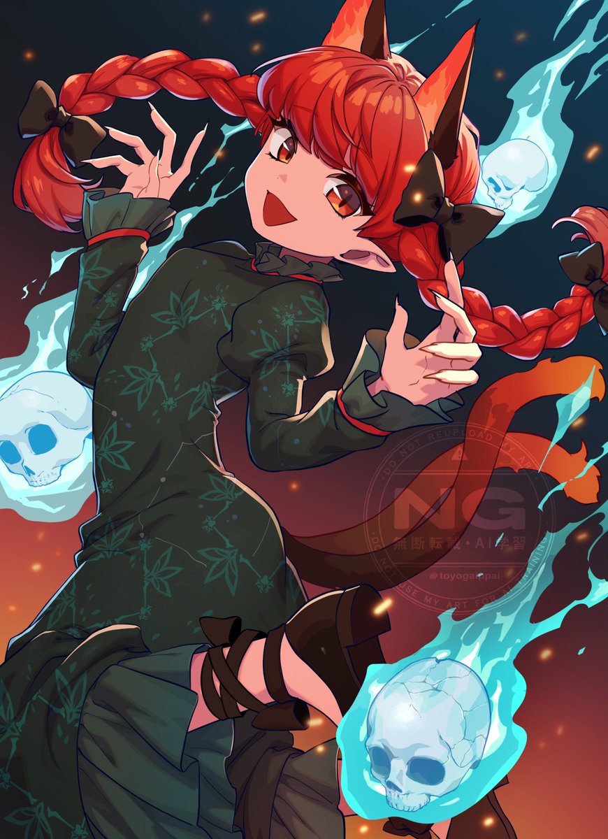 toyogaippai's tweet photo. 火焔猫燐
#東方Project https://t.co/5NNGoP3QR9