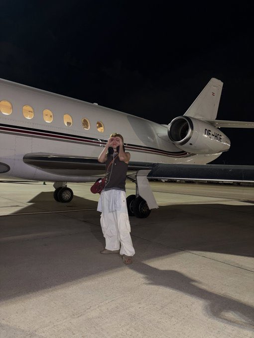 KTHgirl1230's tweet photo. From Madrid to Paris, in true CELINE fashion.

A private jet for Kim Taehyung because some guests attend the show, while others are the moment everyone is waiting for.

The Taehyung effect remains unmatched.

Paris is ready. Taehyung is coming.

V FOR CELINE FASHION SHOW 
#TAEHYUNGxCELINE 
#VxCelineSS27