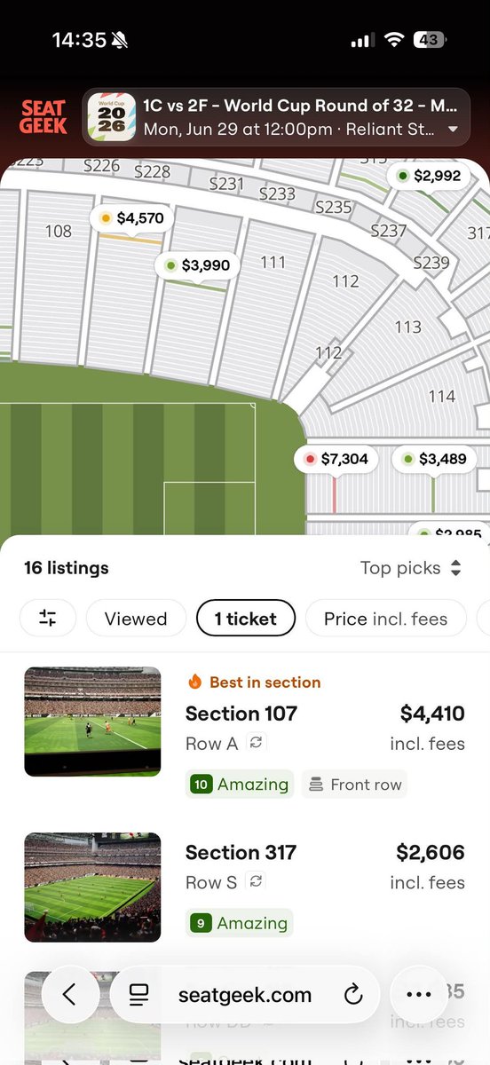 eepler50's tweet photo. Selling 1 Brazil 🇧🇷 vs Japan 🇯🇵 World Cup ticket
📍 Houston | June 29
Section 112, Row S, Seat 4.
Taking reasonable offers. No lowballs. DM if interested.
#WorldCup2026 #BrazilVsJapan #Houston #WorldCupTickets #FIFA #ForSale https://t.co/0G7uWYjbvI