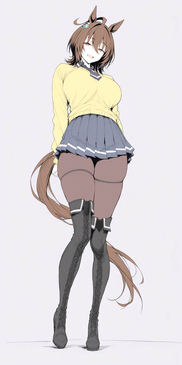 darenandaomaewa's tweet photo. 馬体（スタイル）が完璧なウマ娘 https://t.co/ZMGDHlRv4n