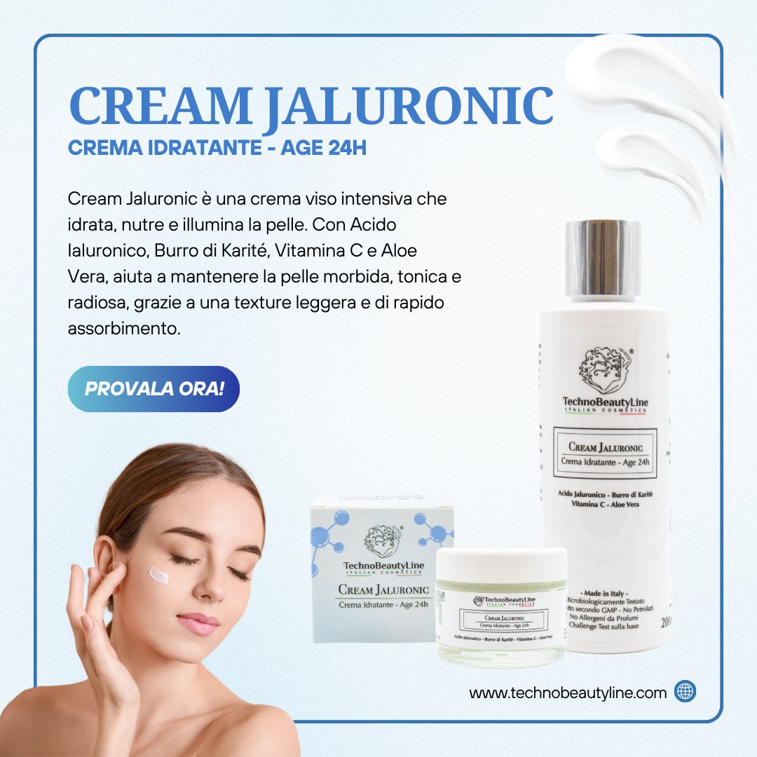 TBeauty_Line's tweet photo. Anche con il caldo la pelle ha bisogno di idratazione 😍
Cream Jaluronic rinfresca e mantiene l’equilibrio senza appesantire ✨

➡️ Richiedi informazioni o chiedi alla tua estetista.
#CreamJaluronic #SkincareEstate #Technobeautyline #PelleIdratata #Centro https://t.co/wykbbmm5j2 https://t.co/isquf8iiWn