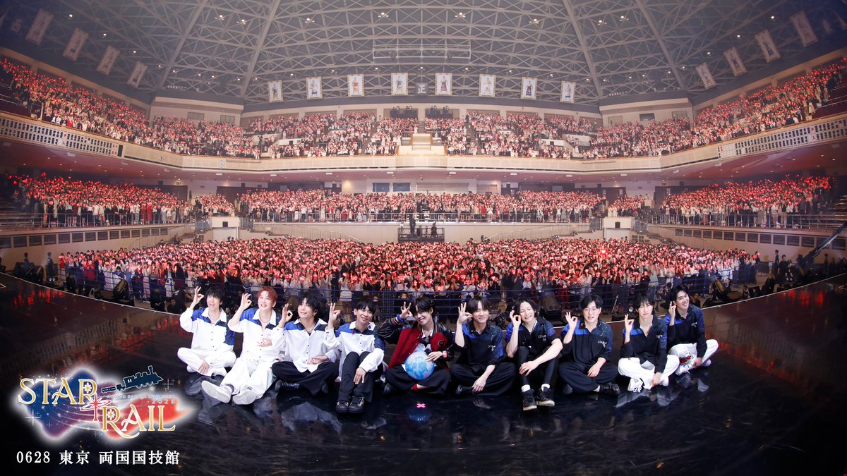 sakata_info's tweet photo. 「AHO NO SAKATA LIVE TOUR 2026 -STAR [T] RAIL-」
＠東京・両国国技館 ファイナル

両国駅から最終列車へのご乗車ありがとうございました🚂
『アンケート』ご協力のお願いです🌌

▼ご入力
https://t.co/ZQEnSXQnVw
-7/5(日)

みなさんのほんとうのさいわいはここにありましたか？
#坂ワン2026 https://t.co/SeAk4AeZhO
