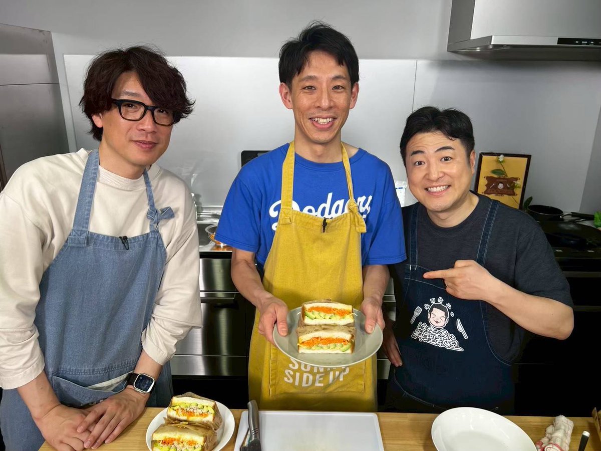 mizutaryouri's tweet photo. 21:30からは……
#水田信二の注文の多い料理教室 🍳🍳

ゲストはお正月SPに続き2回目の出演、囲碁将棋さん！！✨️✨️
どこからでもケンカできるでお馴染みのお2人、、、無事料理を作りきることはできたのか…⁉️

22:00アップのTverでもぜひお楽しみください📺✨️

#BSよしもと https://t.co/Paa9RCDVV9