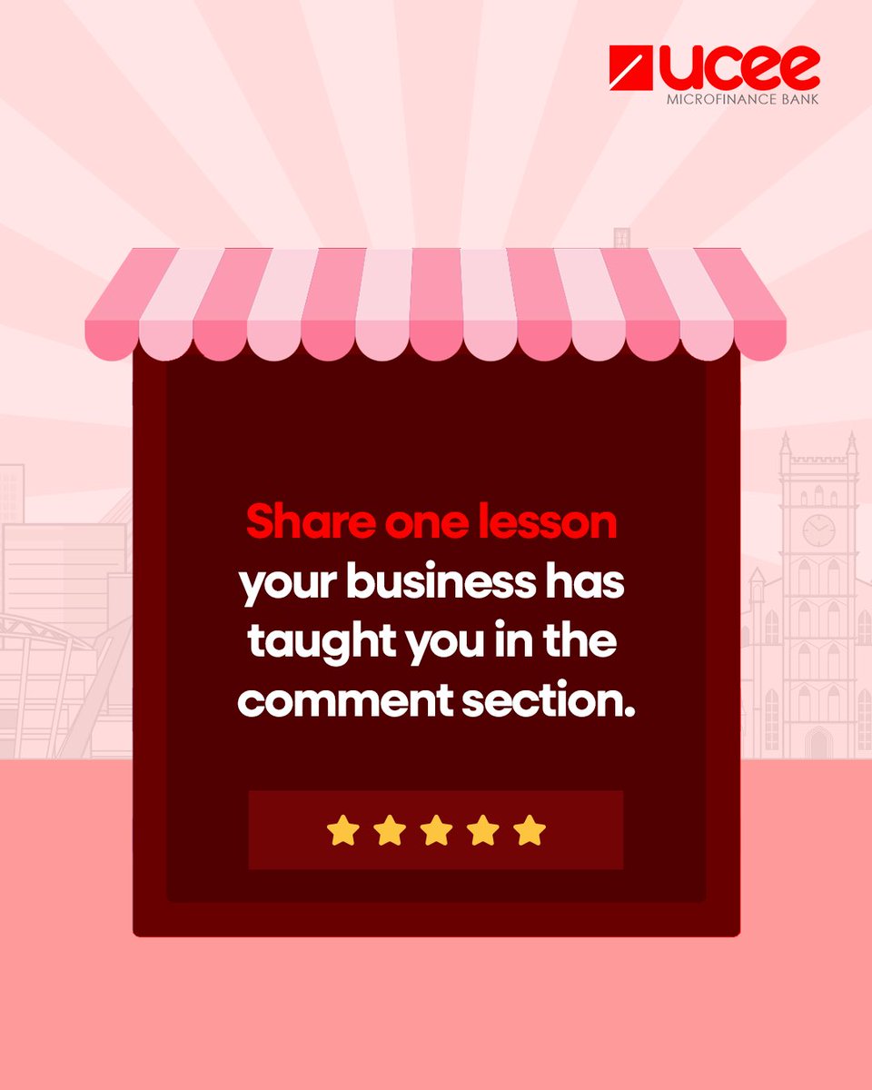 _getucee's tweet photo. Drop your biggest lesson in the comments. 👇
#getucee #hereforyou #businessowners https://t.co/DvQzFygdE9