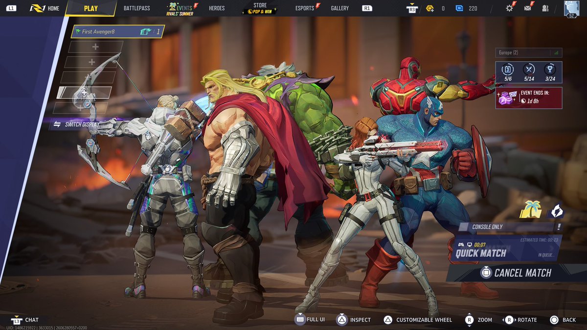 SebastianKster4's tweet photo. @MarvelRivals Finally got the Avengers Movie Lobby Background. 🔥🔥🔥🔥💯💯💯💯 https://t.co/ztbUbw4SJF
