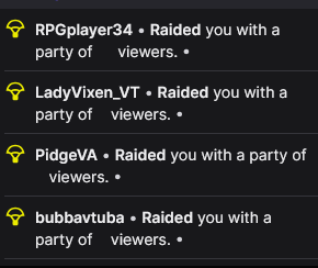 TheFoolVT's tweet photo. 10 HOURS LATER, WE'RE DONE!!!

Thank you guys for all the raids and follows! We crossed 200 Goofballs tonight :D TYSM 💙💙 https://t.co/UL8uUbaU1S